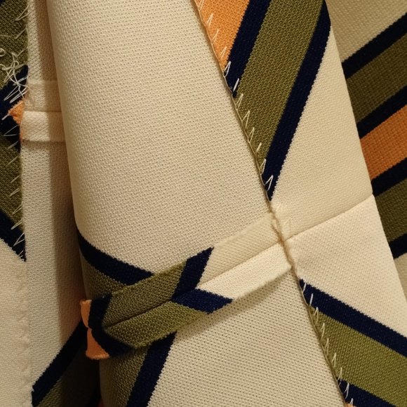 Vintage Knit Chevron Stripe Skirt - Picture 3 of 8